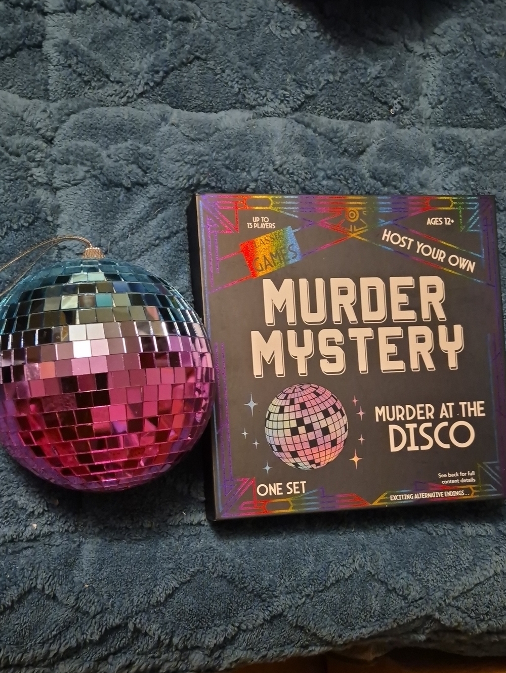 HOST YOUR OWN MURDER MYSTERY "Murder At The Disco" 🤔🔪 NEW GAME + Mirrored Ball